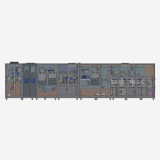 Square cell laser cutting machine