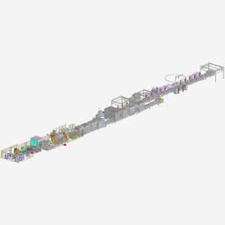 12PPM Energy Saving Module PACK Automatic Assembly Line