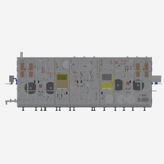  Laser die-cutting and winding machine of cylindrical cell