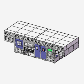 Pouch Cell Assembly Line—Three-in-one Detecting Machine