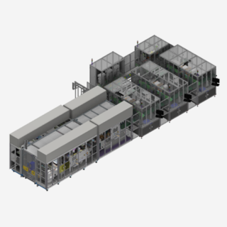 Blade Cell Cutting and Stacking Machine