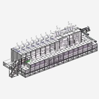 Blade Battery Assembly - Full-automatic UV Insulation Spray Paint Machine