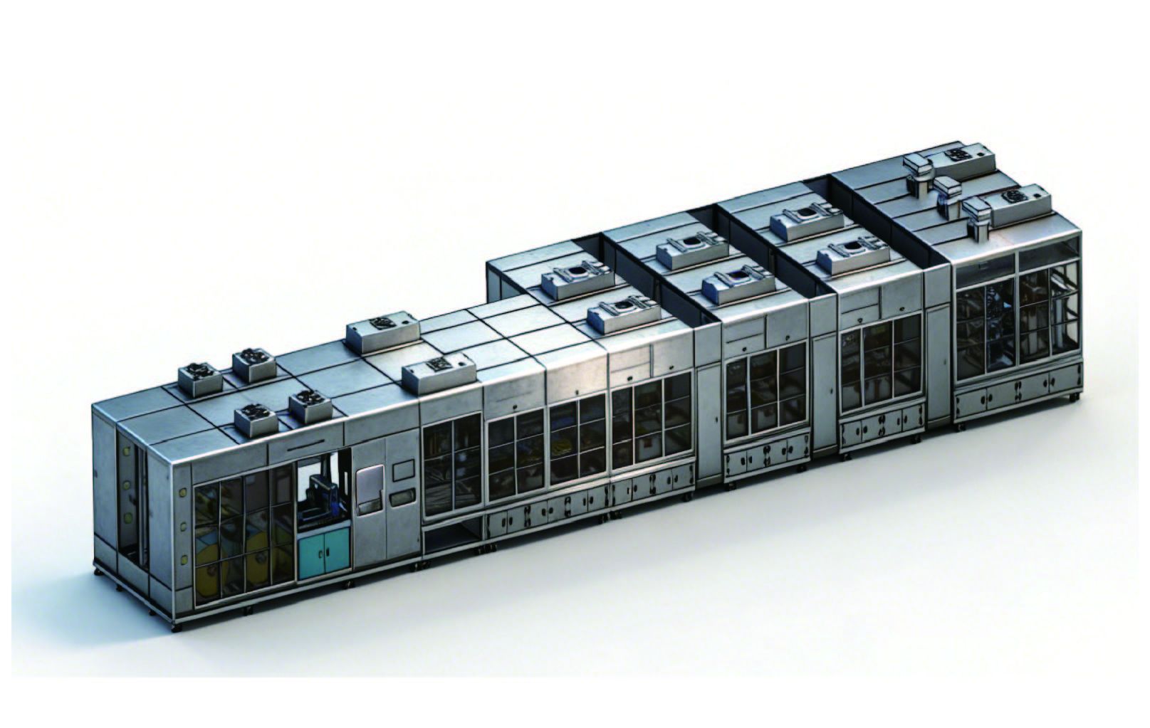 Laser Cutting, Stacking & Hot Pressing Integrated Machine