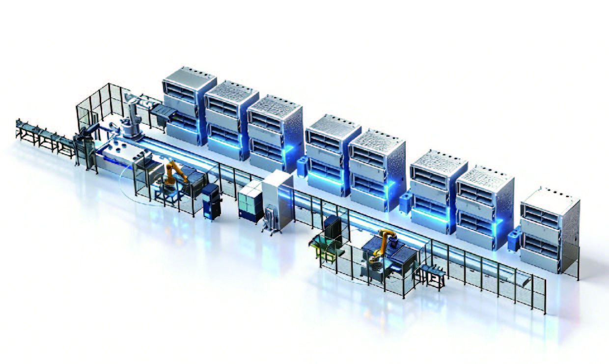 Full-automatic Vacuum Drying Line for Prismatic Cells