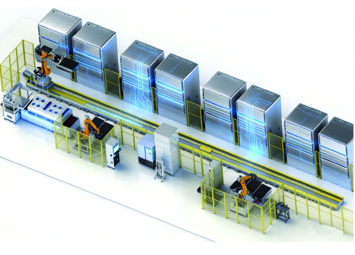 Full-Automatic Vacuum Drying Line for Pouch Cells