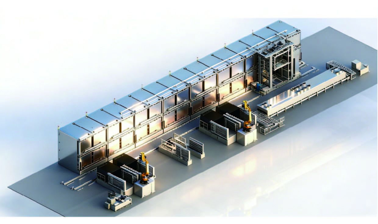 Full-automatic Vacuum Drying Line for Cylindrical Cells