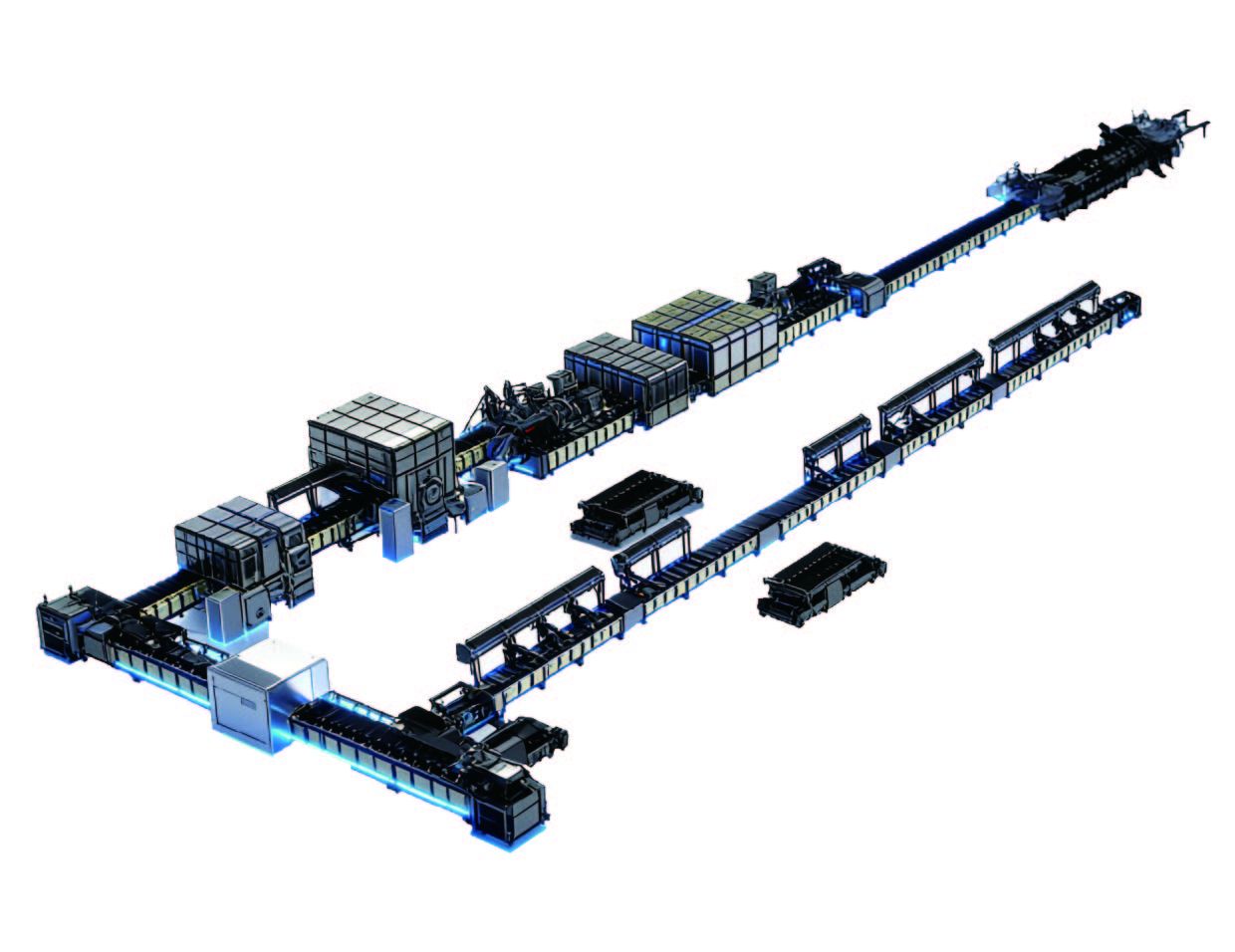 UAV Module Assembly Line (Power Battery) 