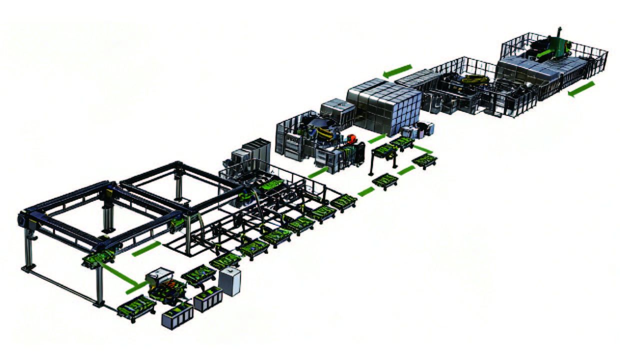 16PPM Full Module & PACK Line (AGV Type - Energy Storage Battery)