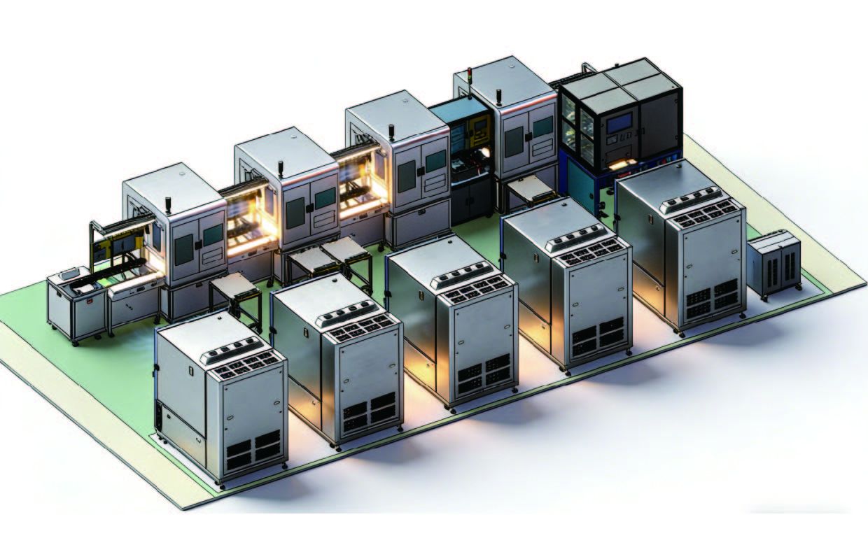 Semi-automatic BMS Production Line