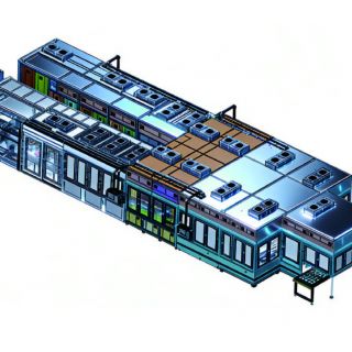 High-speed Cutting & Stacking Integrated Machine