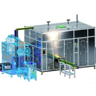 Cell Blue Film Cleaning Machine