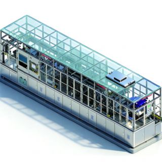 Prismatic Cell Wrapping Machine