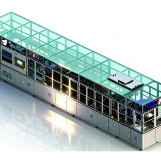 Blade Battery Assembly - Automatic Blue Film Wrapping Machine