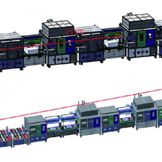 Cylindrical Cell Module Assembly Line (20~75PPM)